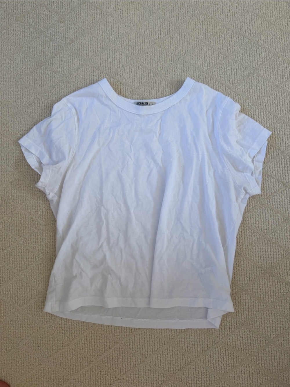 Buck Mason White Short Sleeve Tee
